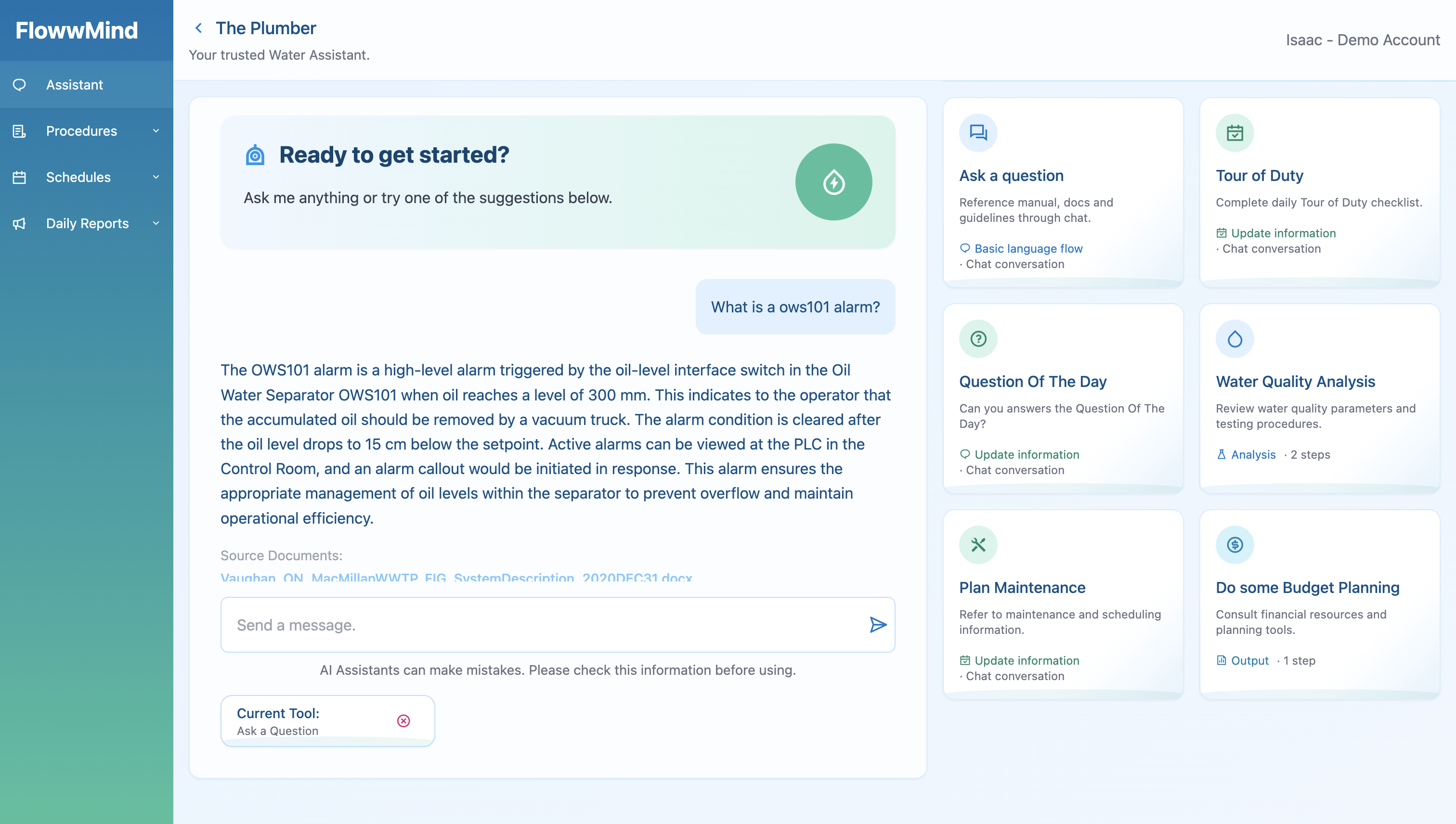 FlowwMind Dashboard